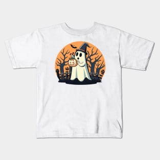 Trick or Treat - Halloween Ghost Kids T-Shirt